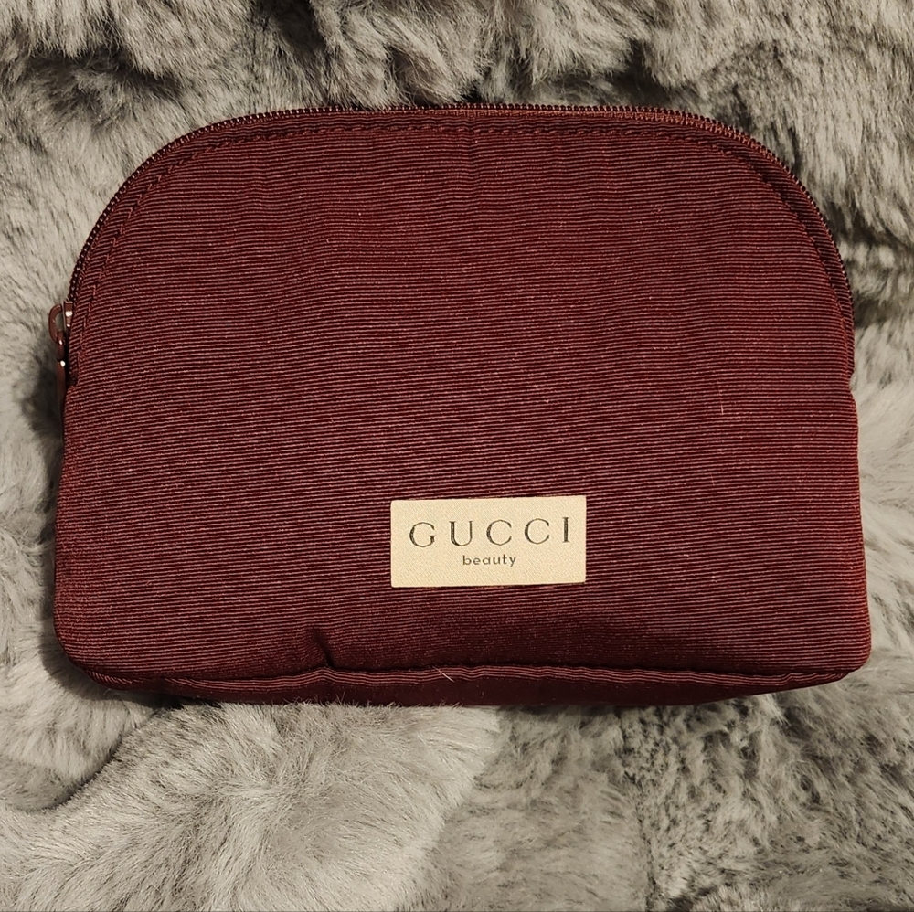 Gucci Red Cosmetic Bag